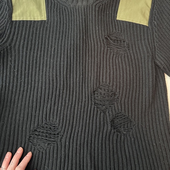 MM6 Maison Margiela distressed jumper - Picture 7 of 8